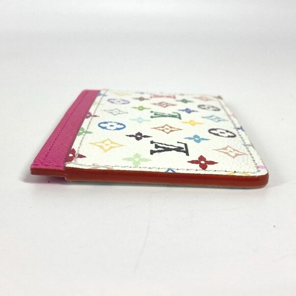 LOUIS VUITTON M13403 Takashi Murakami Porte Cult-Simple Card Holder Case Unused - Picture 10 of 11